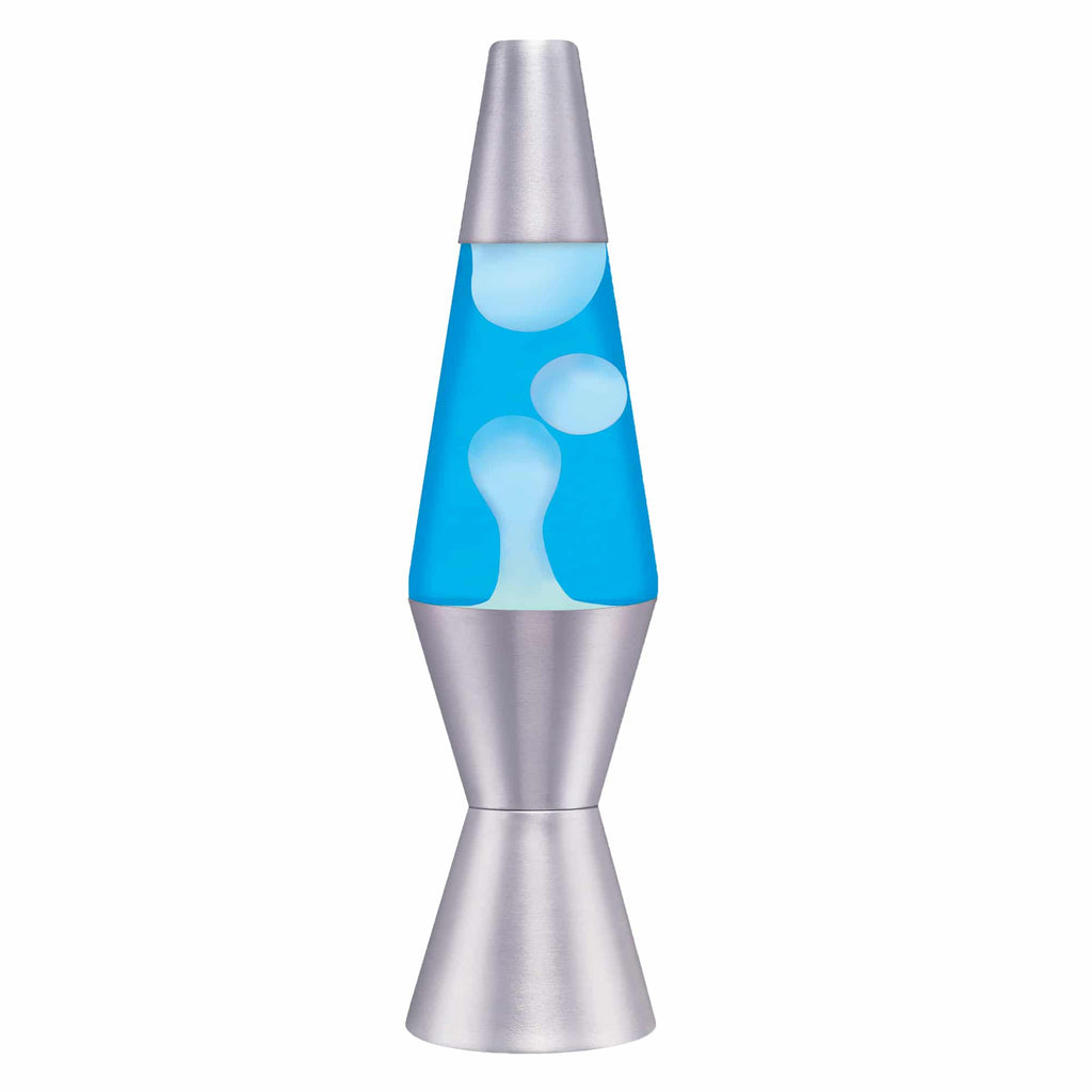 11.5" LAVA LAMP - WHITE/BLUE/SILVER - 5BPZ