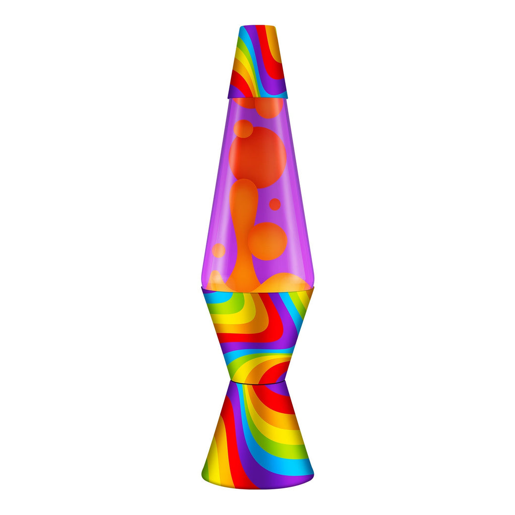 14.5" LAVA LAMP FLOWING COLOR BANDS - BR9B