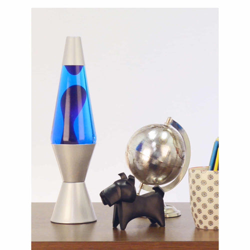 14.5" LAVA LAMP - PURPLE/BLUE/SILVER - XCZ3