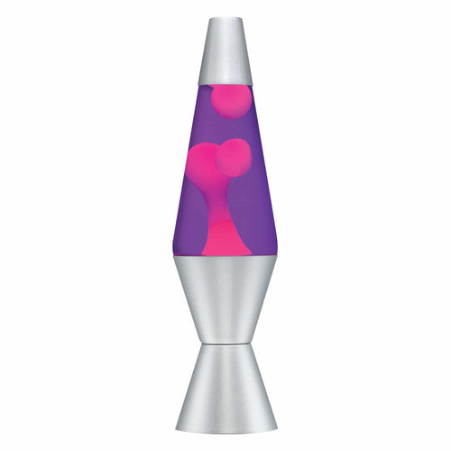 14.5" LAVA LAMP - PINK/PURPLE/SILVER - LJ2E