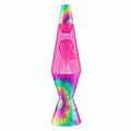14.5" LAVA LAMP - TIE DYE PINK SPIRAL - MUUD