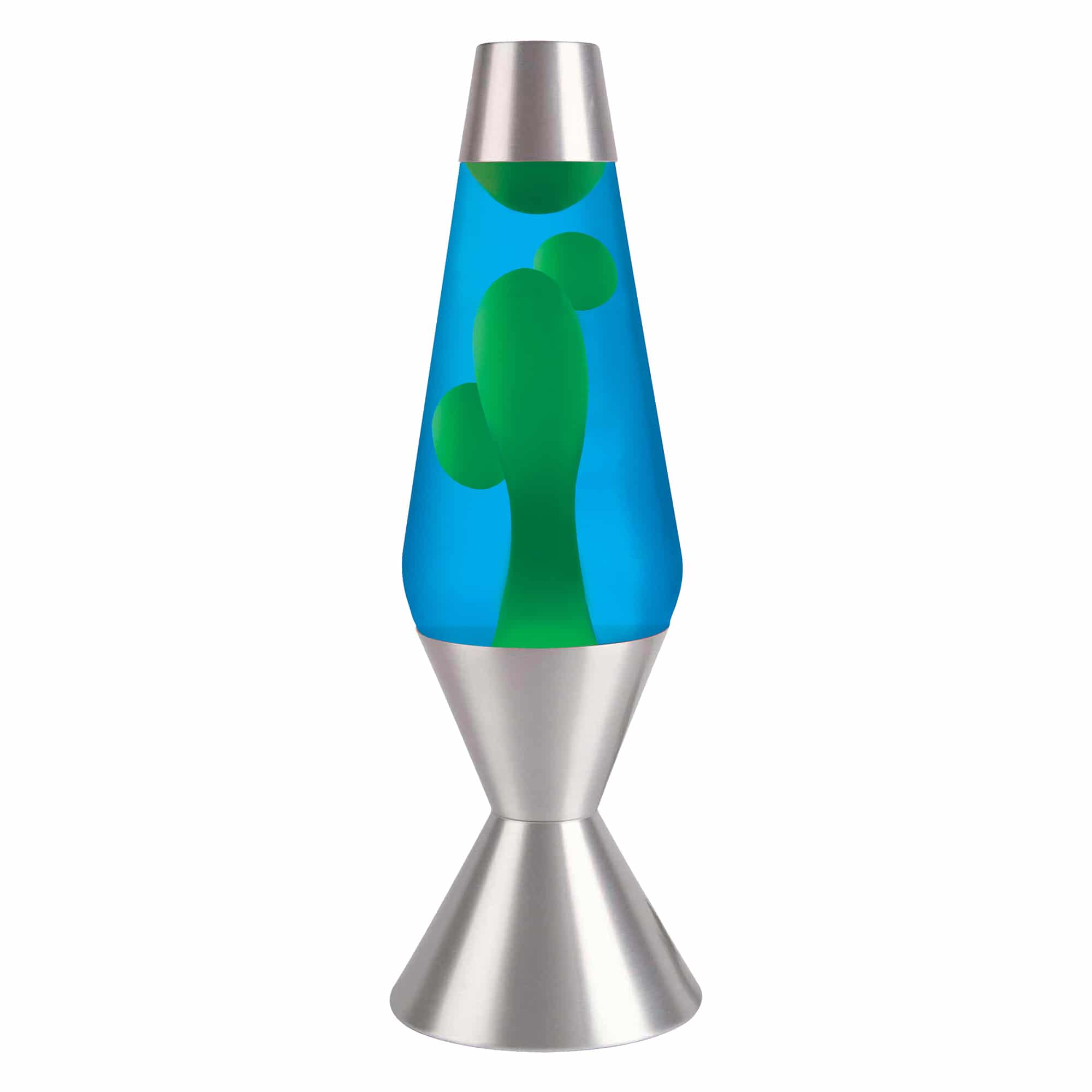 16.3" LAVA LAMP - YELLOW/BLUE/SILVER - ZWF3