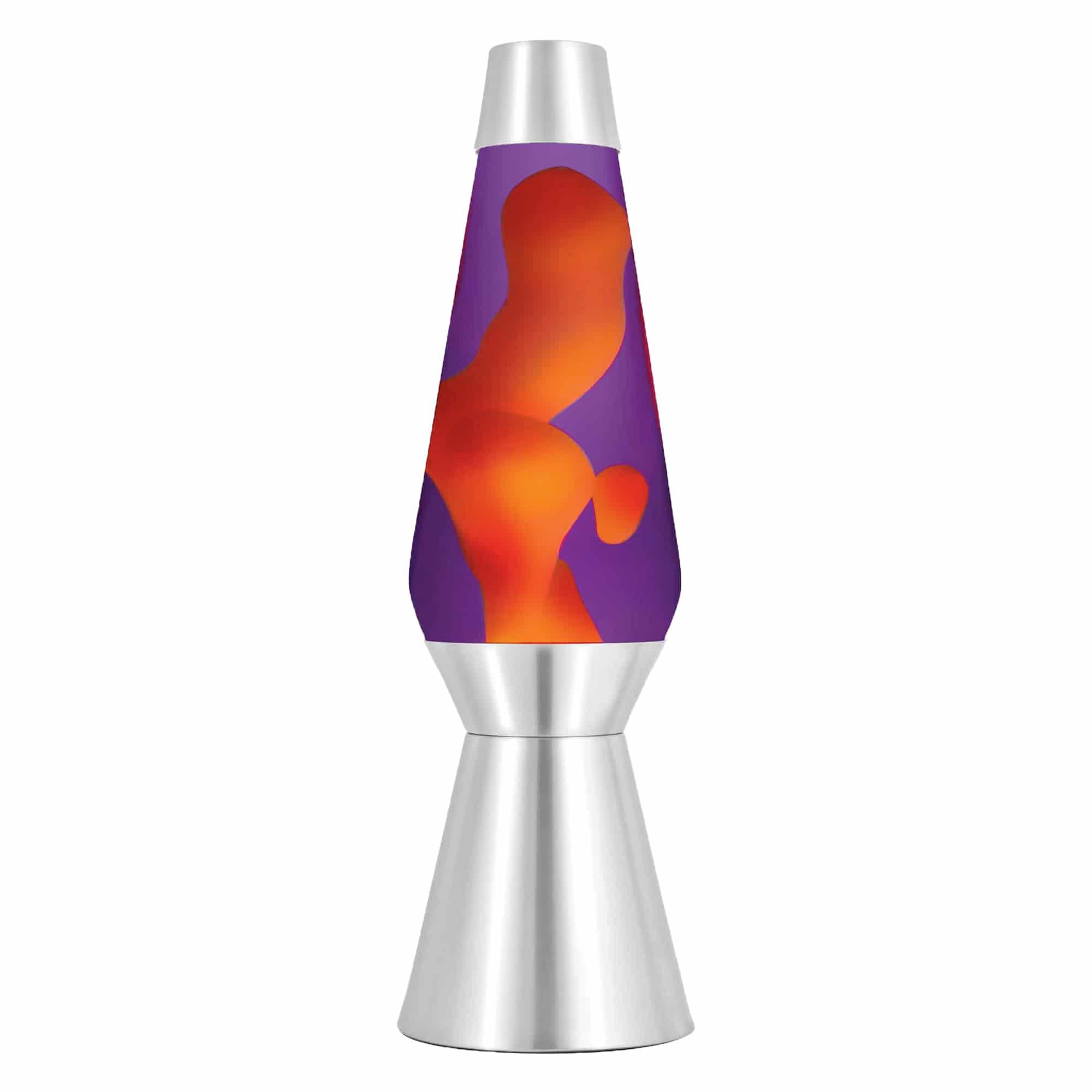 27" LAVA LAMP GRANDE - YELLOW/PURPLE/SILVER - K0LE