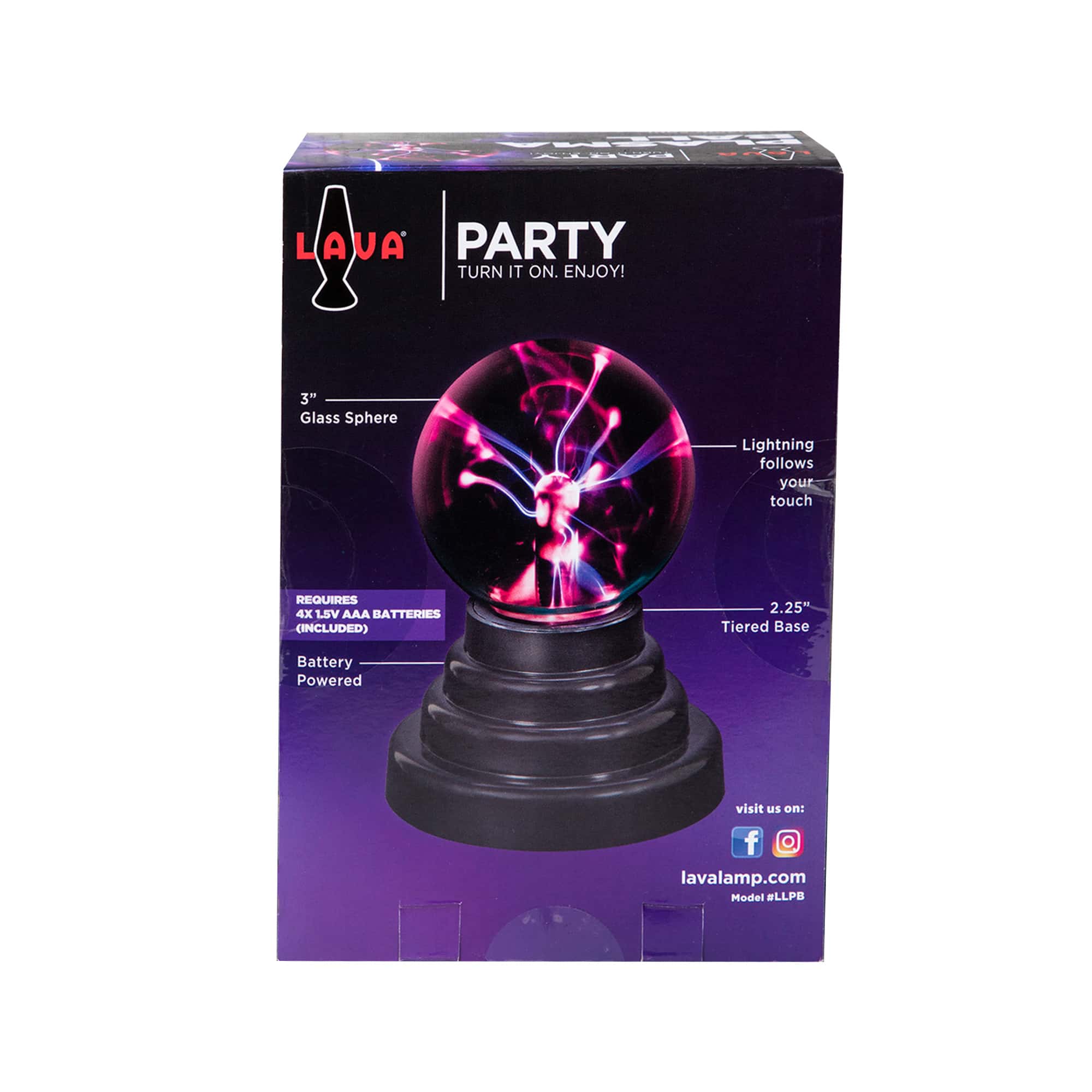 3" LAVA LAMP PLASMA BALL - 24R5