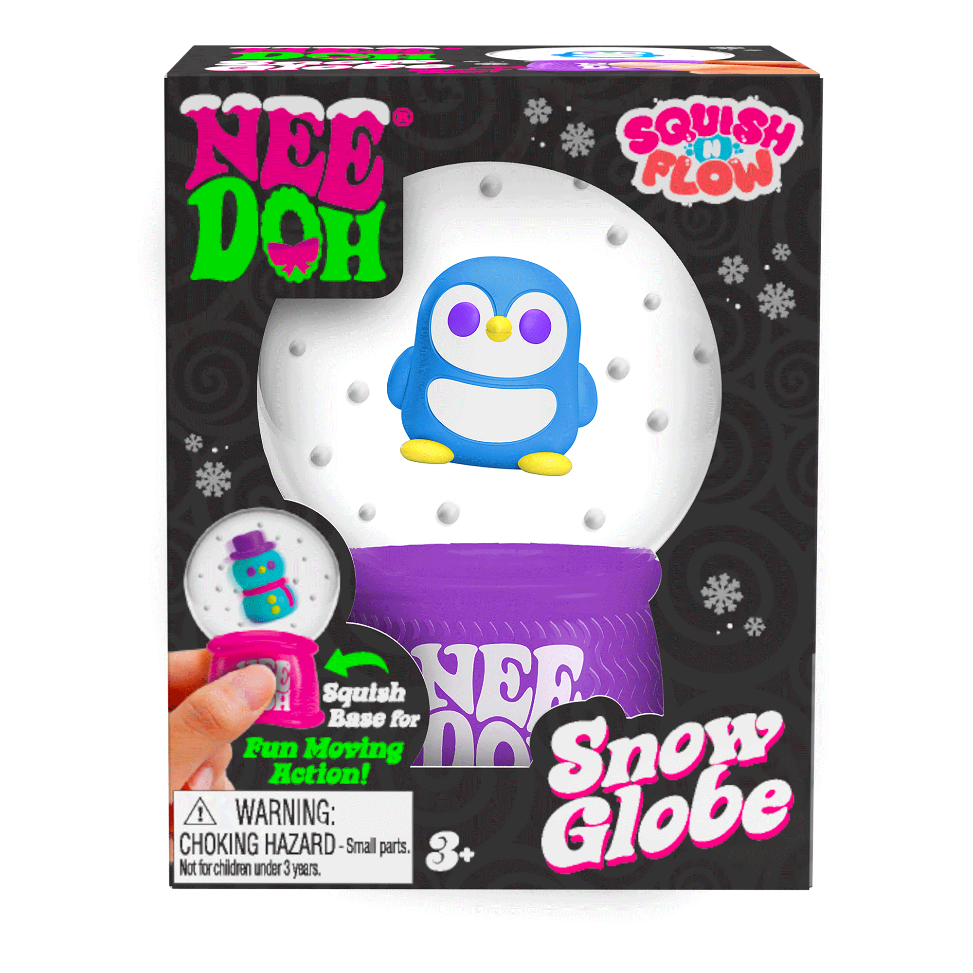 NEEDOH SQUISH N FLOW SNOW GLOBE - VCQ8
