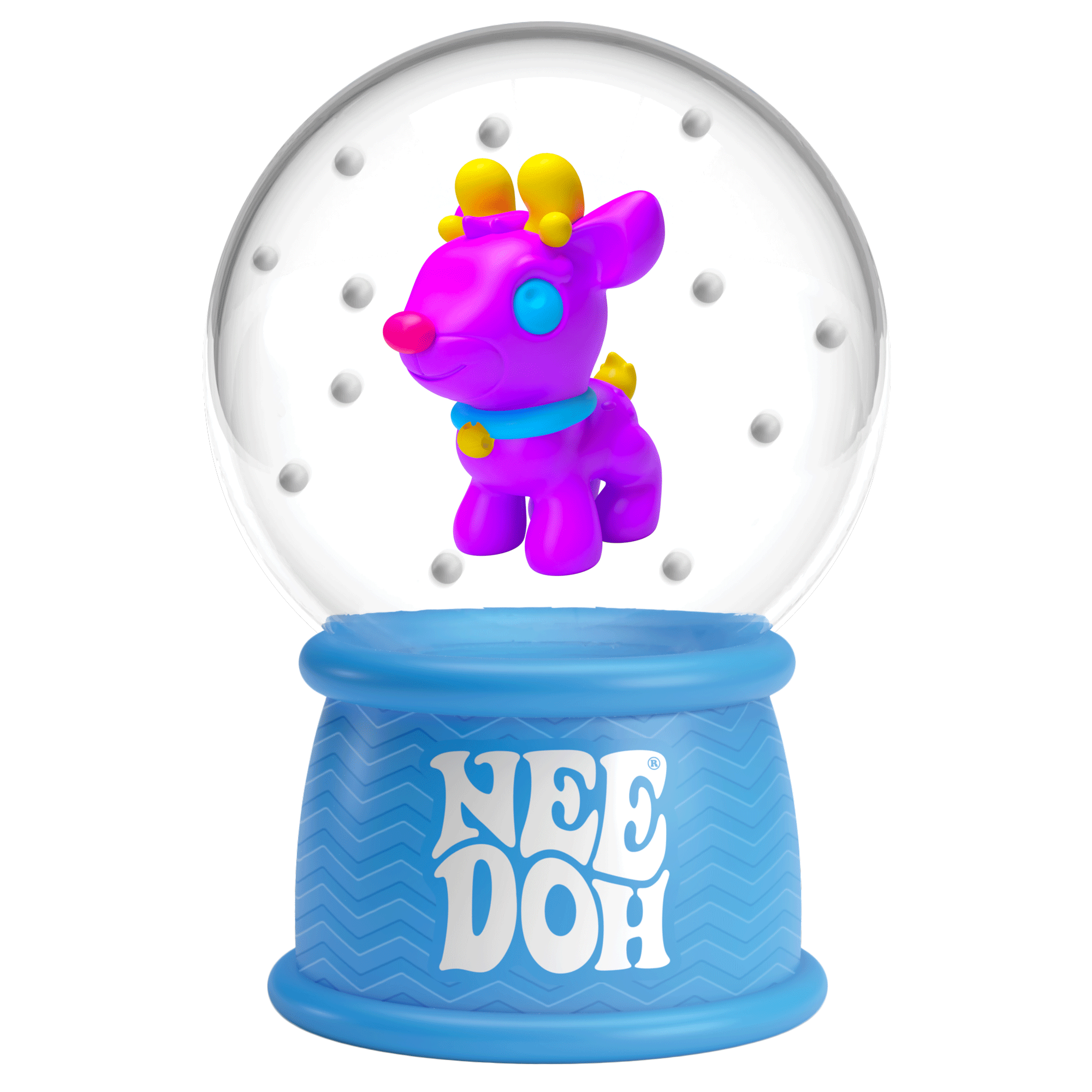 NEEDOH SQUISH N FLOW SNOW GLOBE - VCQ8