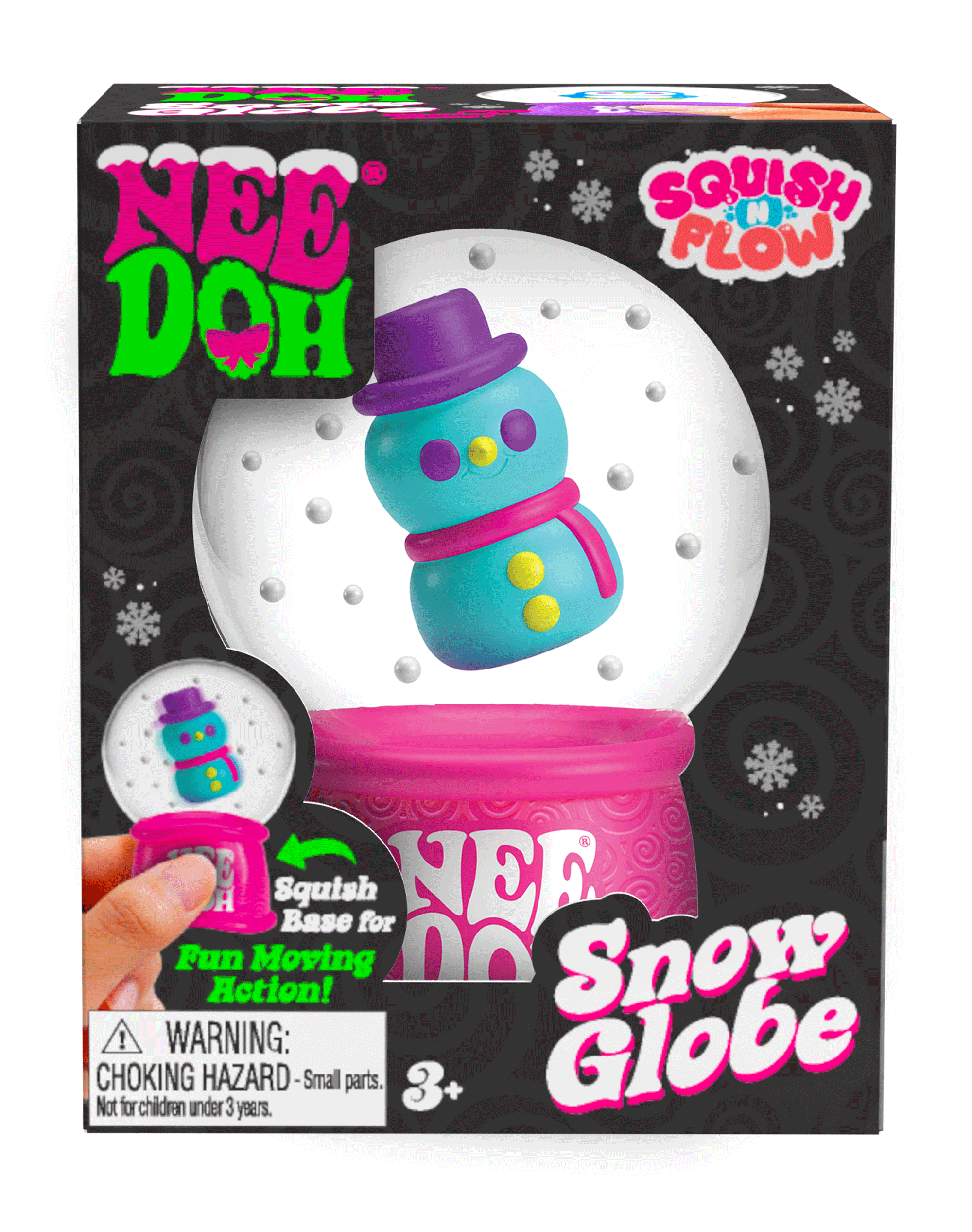 NEEDOH SQUISH N FLOW SNOW GLOBE - VCQ8