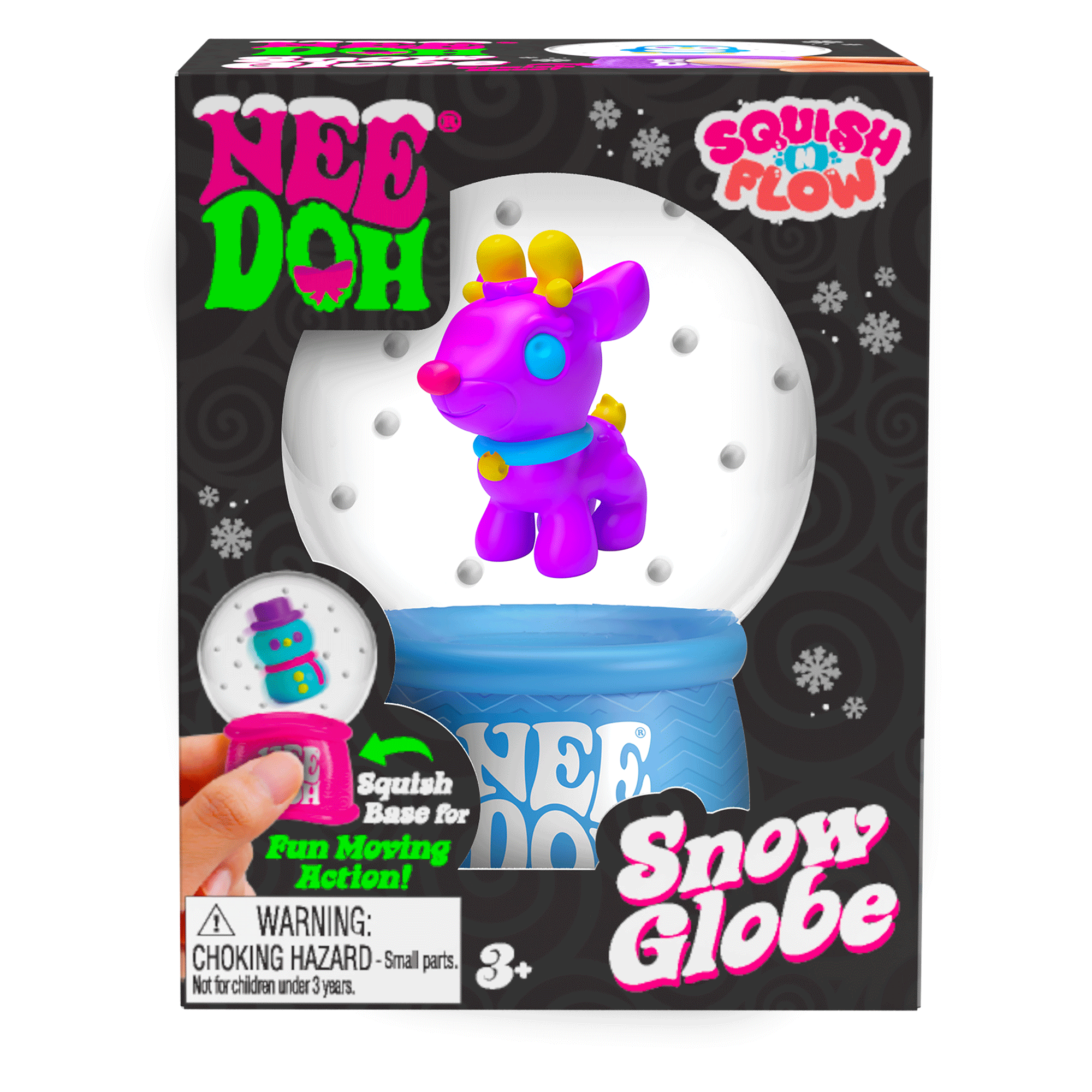 NEEDOH SQUISH N FLOW SNOW GLOBE - VCQ8